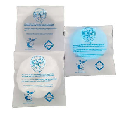 50pc Bianco Copertina auricolare usa e getta Leggera Protezione eco-compatibile dalla sporcizia e polvere