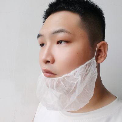 Copribarba in tessuto non tessuto monouso 45x20cm Bianco Nero Blu