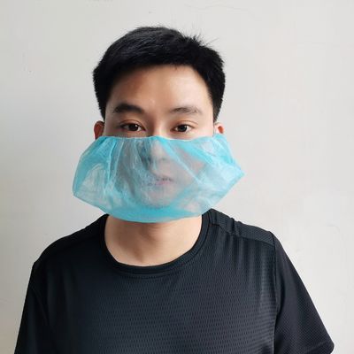 Copribarba in tessuto non tessuto monouso certificato ISO CE ed ecologico