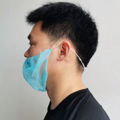 Copribarba in tessuto non tessuto monouso certificato ISO CE ed ecologico