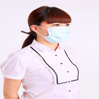 Maschera di protezione non tessuta eliminabile 3PLY non sterile