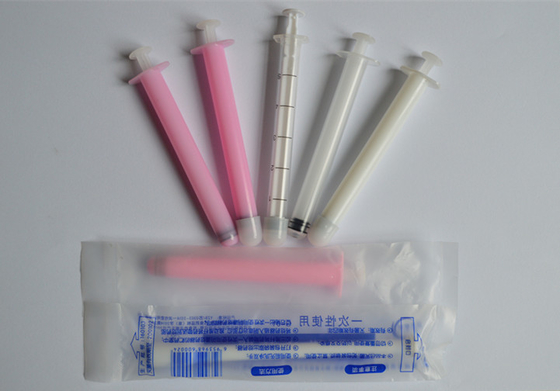 Applicatore vaginale monouso sterilizzato cilindrico Superficie liscia