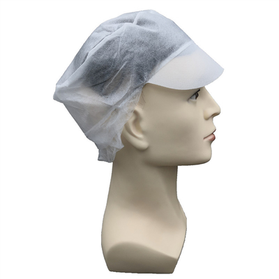 Il lavoratore eliminabile della stanza pulita non tessuto ricopre il cappello alzato