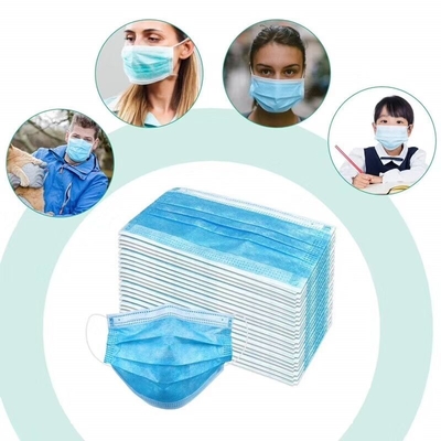 Maschera di protezione non tessuta rosa bianca nera blu degli adulti 3 strati medici