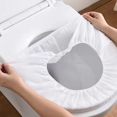 La toilette eliminabile impermeabile Seat copre per l'hotel di viaggio non tessuto