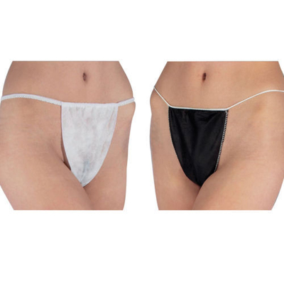 Tanga eliminabile non tessuta delle mutandine del bikini della biancheria intima per l'abbronzatura dello spruzzo
