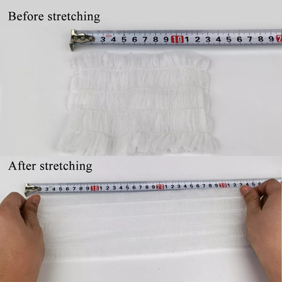 Involucro elastico non tessuto bianco dei capelli della fascia del salone di bellezza della stazione termale